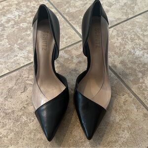 Schutz Transparent and Black
Patent Heels